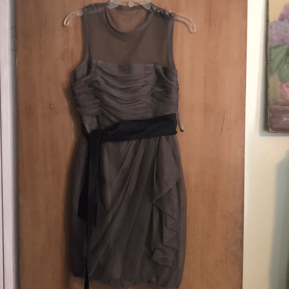 Vera Wang White Label Dresses & Skirts - White by Vera Wang Cocktail Dress Gray Taupe Sz 2